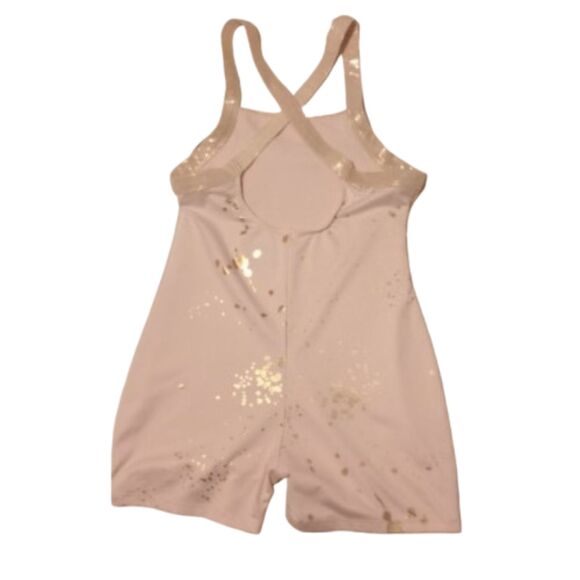 Justice Girls Size XLarge (16/18) Pink & Gold Leotard - Picture 2 of 4